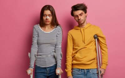 injured woman and man recovering after accident with crutches isolated 1 400x250 - Blog
