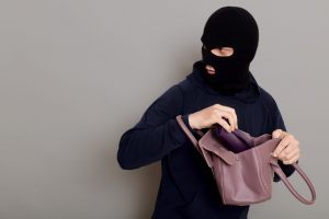 Profile Of Thief Guy With Masked Face